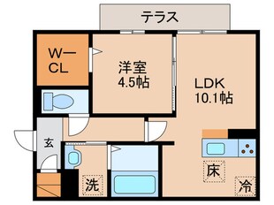 インヴィートの物件間取画像